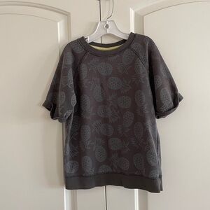 Gymboree Charcoal Pineapple Short Sleeve Tee